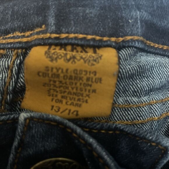 Crest Jeans Women’s Capri Pants Dark Wash Stretch Denim Size 14 Mid Rise - Picture 15 of 15